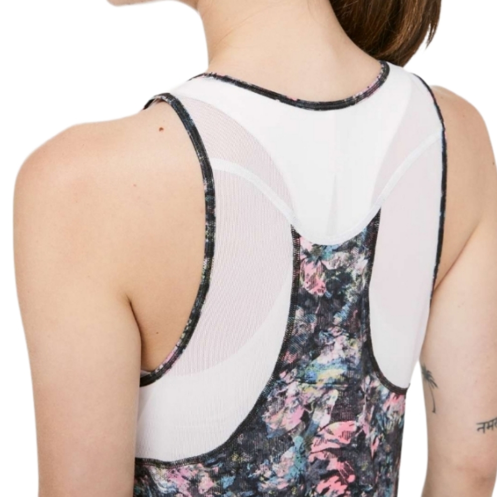 LULULEMON Sculpt Tank II Size 6 Dappled Dazed Multi Run Athleisure Gym Mesh - Picture 8 of 11